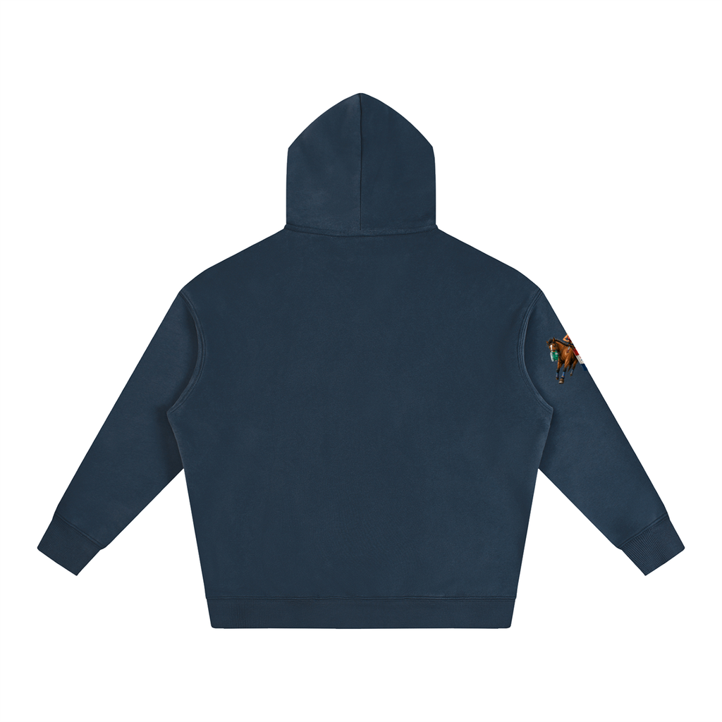 CLEAN IT UP Oversize Fleeced Hoodie